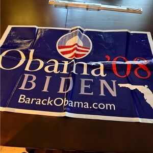 Political sign Obama and Biden